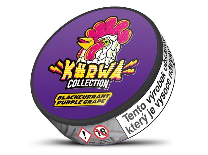 nikotinove sacky kurwa collection blackcurrant purple grape 12mg