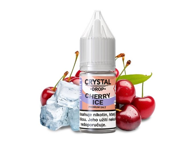 e liquid crystal drop salt cherry ice 10ml 20mg