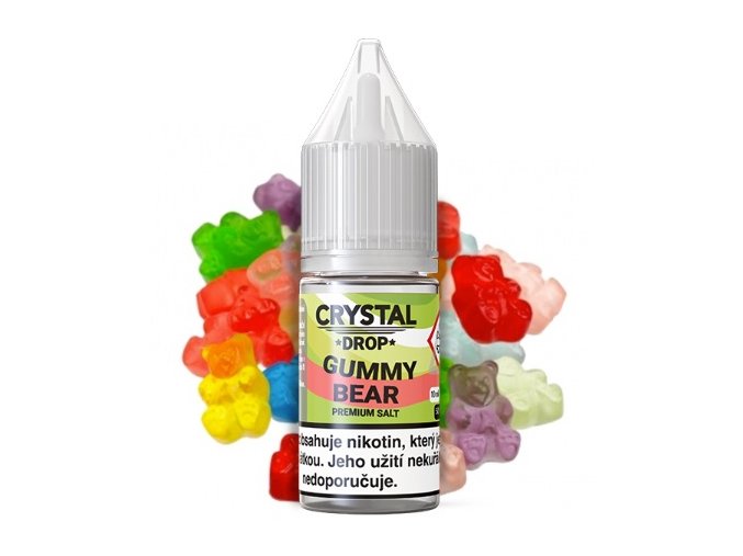 e liquid crystal drop salt gummy bears 10ml 20mg
