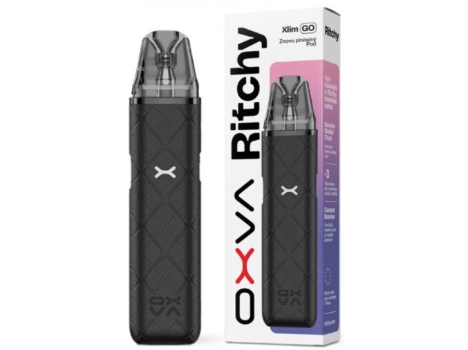 elektronicka cigareta oxva xlim go ritchy black cerna 1000mah