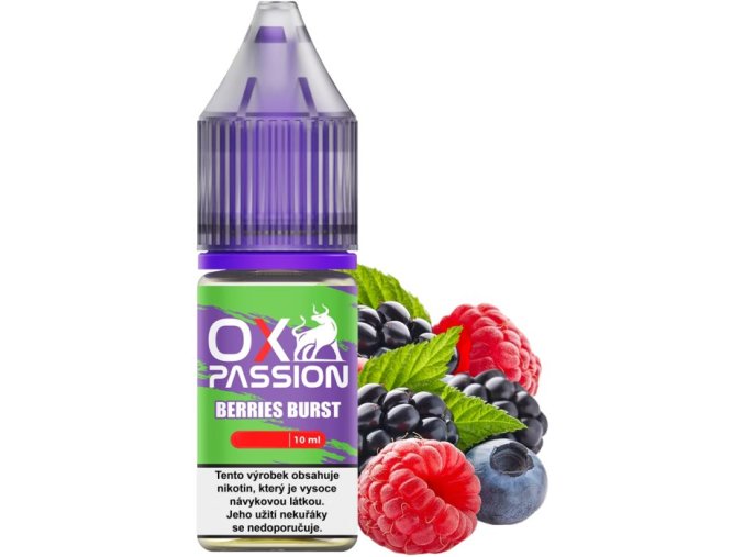e liquid oxva ox passion salts berries burst 10ml 10mg 20mg