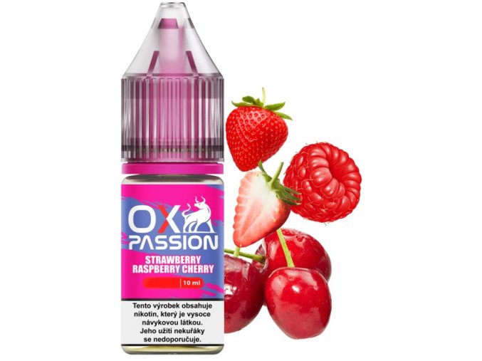 e liquid oxva ox passion salts strawberry raspberry cherry 10ml 10mg 20mg