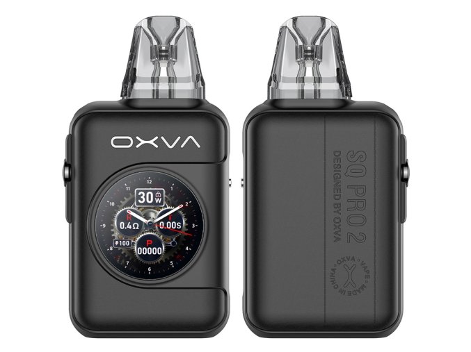 e cigareta oxva xlim sq pro 2 pod kit black leather
