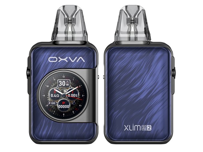 e cigareta oxva xlim sq pro 2 pod kit blue shadow