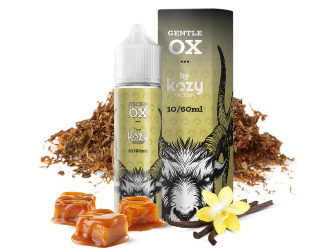 prichut kozy shake and vape gentle ox tabak s vanilkou a karamelem 10ml