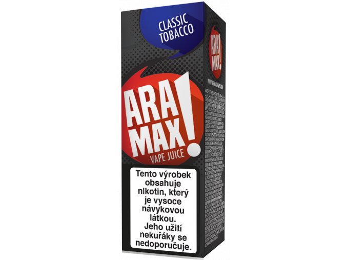 e liquid aramax classic tobacco 10ml elektronicka cigareta