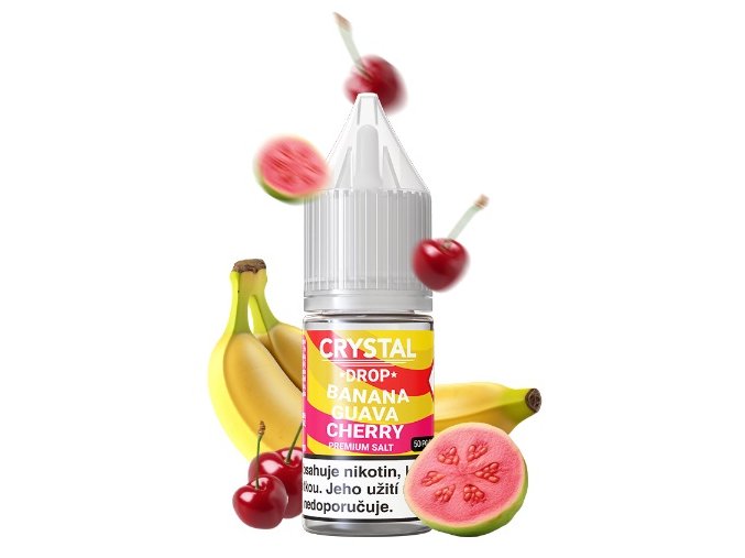 e liquid crystal drop salt banana guava cherry 10ml 20mg