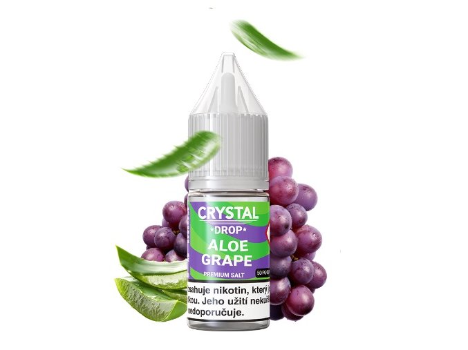 e liquid crystal drop salt aloe grape 10ml 20mg