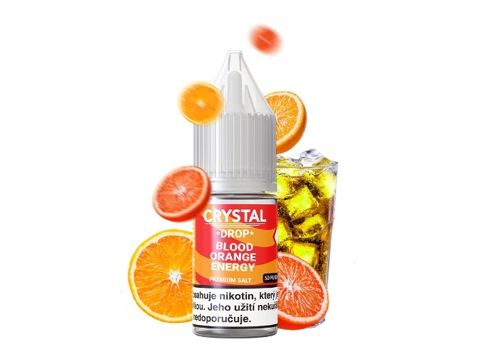e liquid crystal drop salt blood orange energy 10ml 20mg