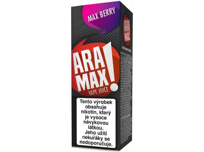 e liquid aramax max berry 10ml elektronicka cigareta