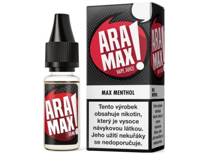 e liquid aramax max menthol mentol 10ml