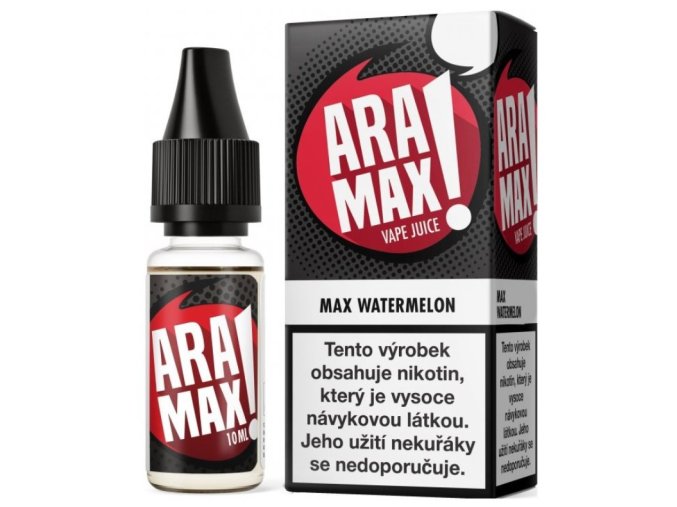 e liquid aramax max watermelon 10ml vodni meloun