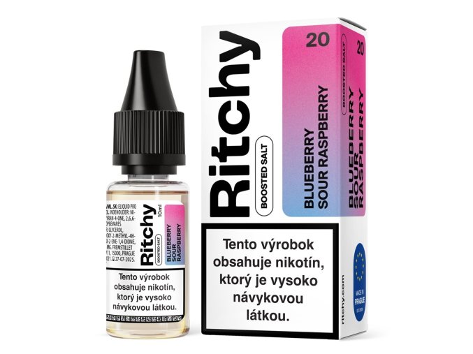 e liquid ritchy salt blueberry sour raspberry 10ml 10mg 20mg
