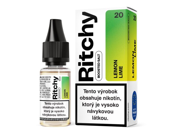 e liquid ritchy salt lemon lime 10ml 10mg 20mg