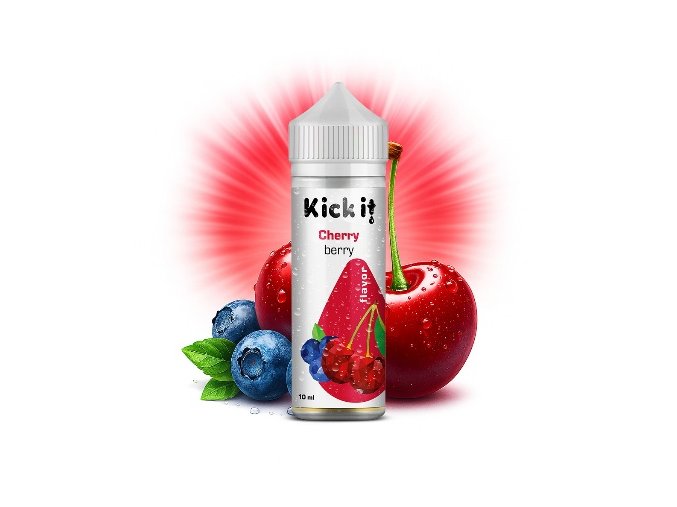 prichut kickit shake and vape cherry berry 10ml