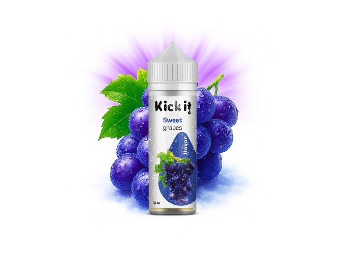 prichut kickit shake and vape sweet grapes 10ml