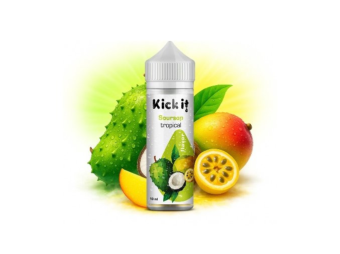 prichut kickit shake and vape soursop tropical 10ml