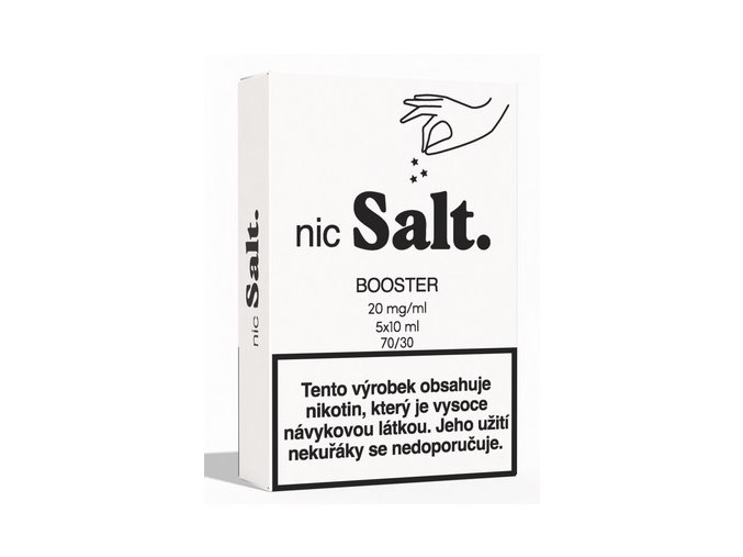 nic salt booster 5x10ml 20mg pg30 vg70