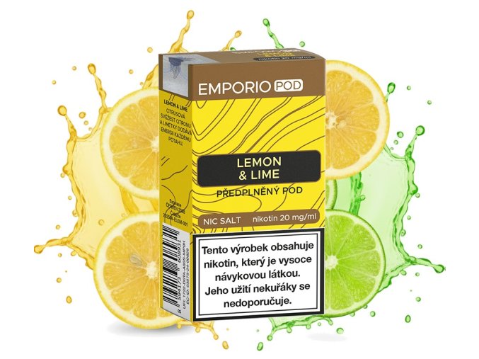 emporio pod cartridge lemon lime 20mg citron