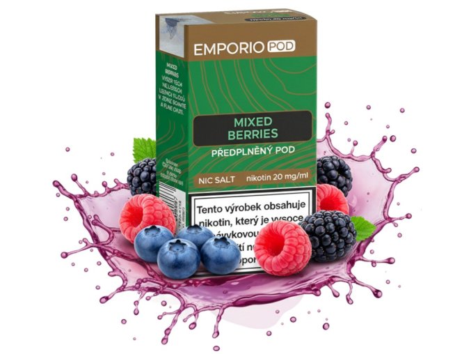 emporio pod cartridge mixed berries 20mg lesni plody