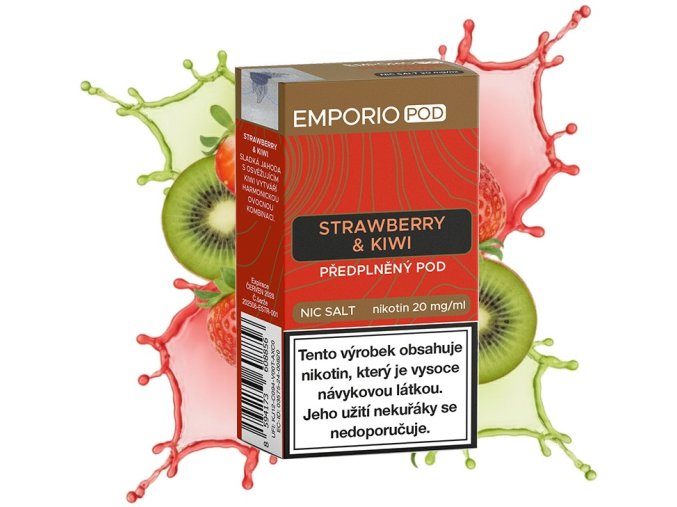 emporio pod cartridge jahoda kiwi 20mg 1pack