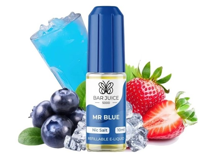 e liquid bar juice 5000 salt 10mg 20mg 10ml mr blue