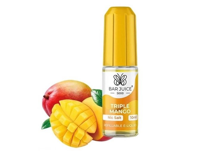 e liquid bar juice 5000 salt 10mg 20mg 10ml triple mango