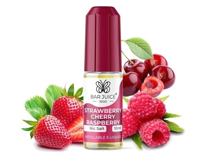 e liquid bar juice 5000 salt 10mg 20mg 10ml strawberry cherry raspberry