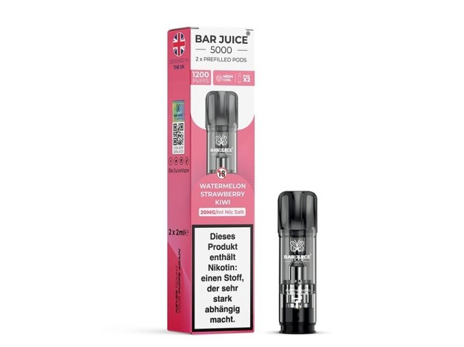 bar juice 5000 pod watermelon strawberry kiwi 20mg 2ks 02