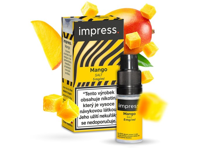 e liquid impress salt mango 10ml