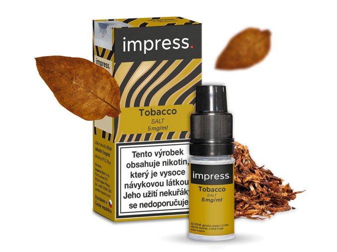 e liquid impress salt tobacco tabak 10ml