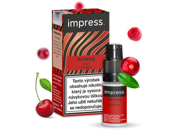 e liquid impress salt krvesaj 10ml