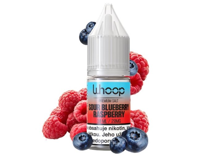 e liquid whoop salt sour blueberry raspberry 10ml 20mg