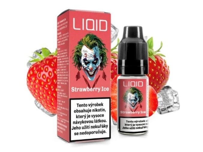 e liquid lio liqid salt strawberry ice 10ml 16mg