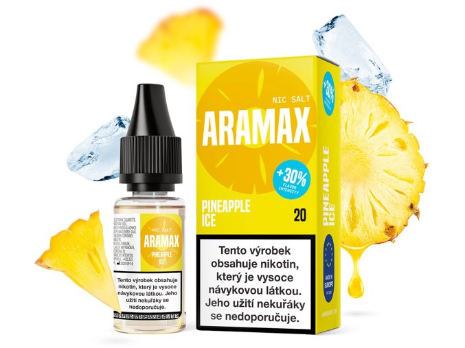 e liquid aramax salt pineapple ice 10mg 20mg ledovy ananas