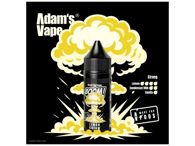prichut adams vape boom series lemon cream shake 5ml