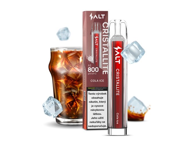 jednorazova e cigareta salt cristallite disposable cola ice 20mg