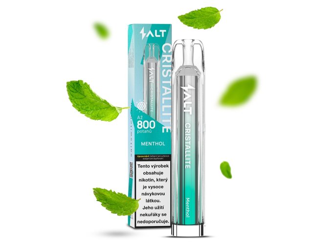 jednorazova e cigareta salt cristallite disposable menthol 20mg
