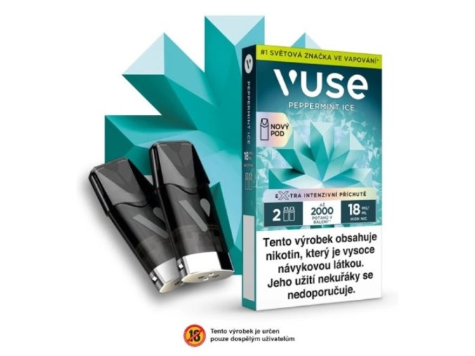 vuse epod napln cartridge peppermint ice 2ml 18mg 2ks