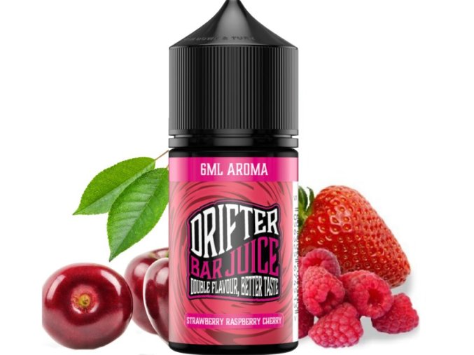 prichut drifter bar juice strawberry raspberry cherry 6ml