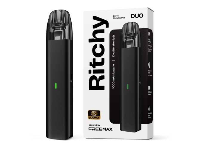 ritchy duo max elektronicka cigareta 1000mah air black