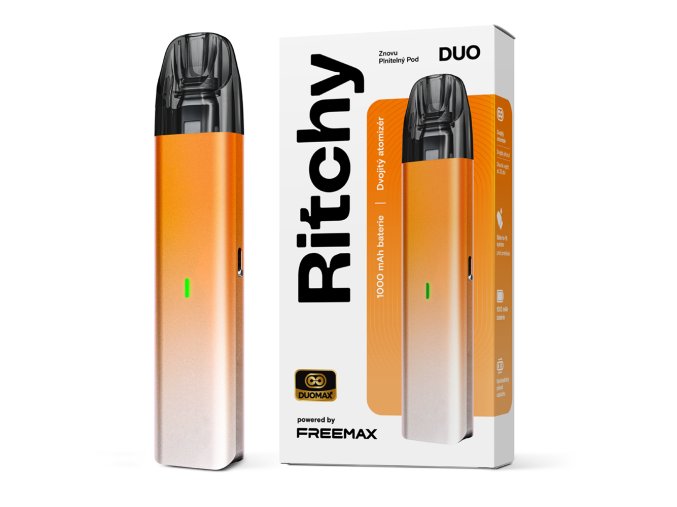 ritchy duo max elektronicka cigareta 1000mah air orange