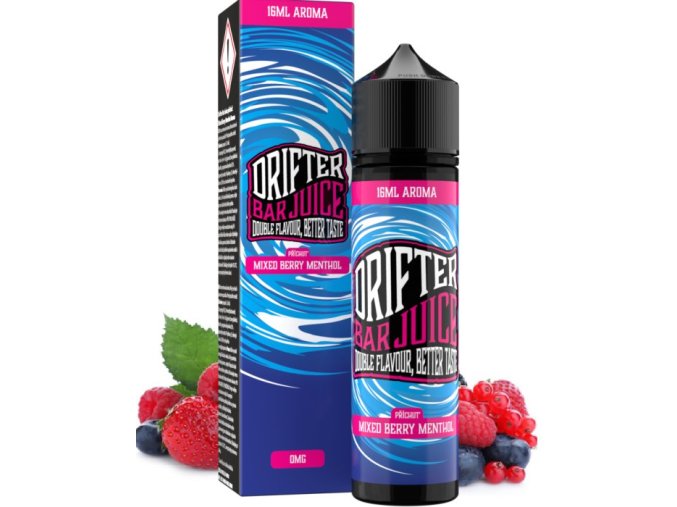 prichut drifter bar juice mixed berry menthol 16ml