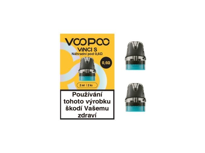 voopoo vinci s cartridge 06ohm 2ml 2pack 2ks