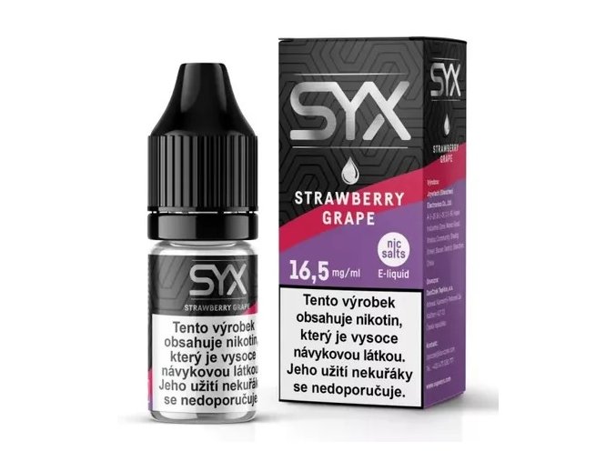 e liquid syx strawberry grape 16,5mg