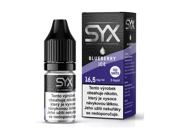 e liquid syx salt blueberry ice 16,5mg