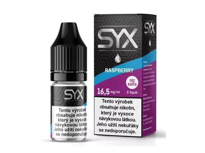 e liquid syx salt raspberry malina 16,5mg