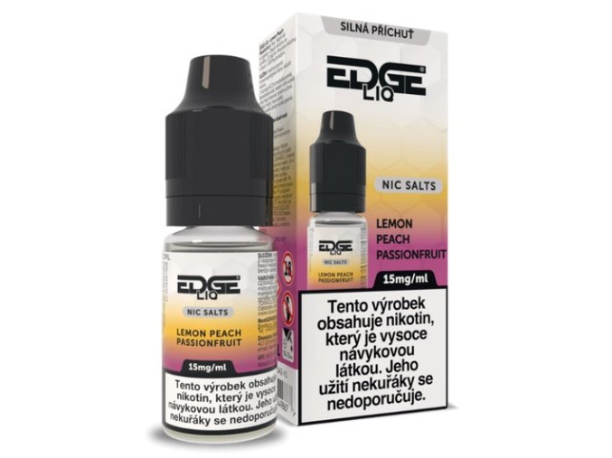 e liquid nic salt edge lemon peach passionfruit 15mg 10ml