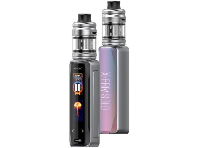 smoktech x priv solo 80w grip full kit purple