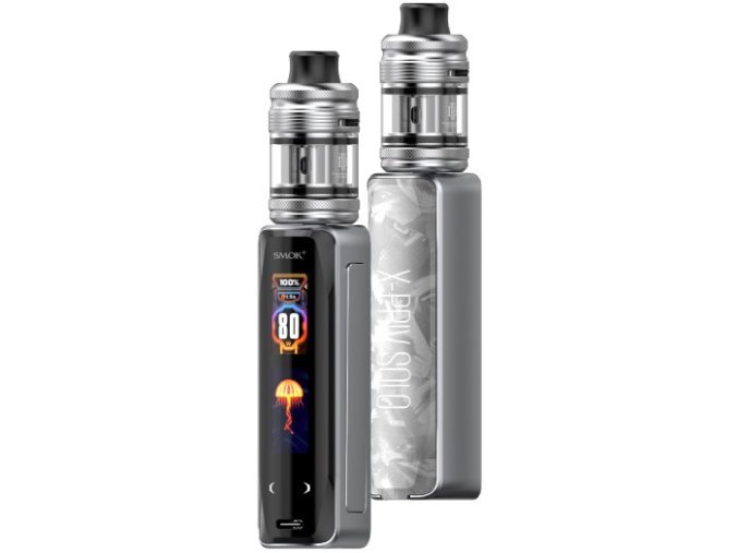 smoktech x priv solo 80w grip full kit white shell